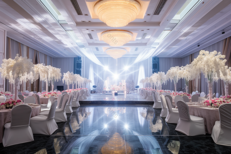 唯美场景酒店舞台布景宴会婚礼庆典现场摄影图,高清,摄影图,摄影图片,图片大全,摄影图免费下载